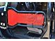 Steinjager Front Tube Door Mesh Covers; Red (07-18 Jeep Wrangler JK)