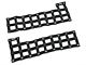 Steinjager Tube Door Cargo Net Covers; Black (97-06 Jeep Wrangler TJ)