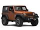 WJ2 Full Width Front Bumper with LED Light Bar Mount; Textured Black (07-18 Jeep Wrangler JK)