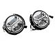 Raxiom LED Halo Projector Headlights; Chrome Housing; Clear Lens (07-18 Jeep Wrangler JK)