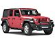 Barricade HD Bull Bar with Skid Plate and 20-Inch Dual Row LED Light Bar; Textured Black (18-24 Jeep Wrangler JL)