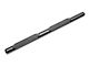 RedRock 4-Inch Oval Straight Side Step Bars; Semi-Gloss Black (18-24 Jeep Wrangler JL 4-Door)