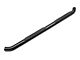 RedRock 3-Inch Round Curved Side Step Bars; Semi-Gloss Black (18-24 Jeep Wrangler JL 4-Door)