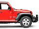 RedRock 3-Inch Bull Bar with Skid Plate; Textured Black (18-24 Jeep Wrangler JL)