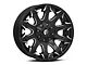 Fuel Wheels Battle Axe Gloss Black Milled Wheel; 20x9 (07-18 Jeep Wrangler JK)