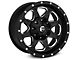 Fuel Wheels Boost Matte Black Milled Wheel; 17x9; -12mm Offset (05-10 Jeep Grand Cherokee WK, Excluding SRT8)