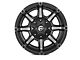 Fuel Wheels Coupler Matte Black Machined Wheel; 20x9 (18-24 Jeep Wrangler JL)