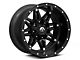 Fuel Wheels Hostage Matte Black Wheel; 18x12; -44mm Offset (18-24 Jeep Wrangler JL)