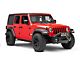 Iron Cross Automotive Stubby Front Bumper with Bar; Matte Black (20-24 Jeep Gladiator JT)