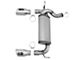 AFE Rebel Series Axle-Back Exhaust System with Polished Tips (07-18 Jeep Wrangler JK)