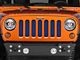 Under The Sun Inserts Grille Insert; Deep Water Blue Pearl (07-18 Jeep Wrangler JK)