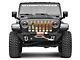 Under The Sun Inserts Grille Insert; Endless Summer Orange Palm Tree (18-23 Jeep Wrangler JL w/o TrailCam; 2024 Jeep Wrangler JL Sport)