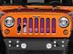 Under The Sun Inserts Grille Insert; Endless Summer Purple Surfer Male (07-18 Jeep Wrangler JK)