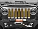 Under The Sun Inserts Grille Insert; Inca Gold (18-23 Jeep Wrangler JL w/o TrailCam; 2024 Jeep Wrangler JL Sport)