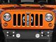 Under The Sun Inserts Grille Insert; Punisher Silver (07-18 Jeep Wrangler JK)