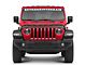 Premium Bolt-On Look Hood Deflector - Textured (18-22 Jeep Wrangler JL)