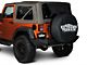 Rugged Ridge Non-Locking Fuel Door Cover; Black (07-18 Jeep Wrangler JK)