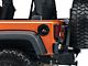 Rugged Ridge Non-Locking Fuel Door Cover; Black (07-18 Jeep Wrangler JK)