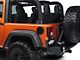 Rugged Ridge Non-Locking Fuel Door Cover; Black (07-18 Jeep Wrangler JK)