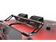 Steinjager LED Light Bar Hood Hinge Mounting Brackets; Black Powder Coated (07-18 Jeep Wrangler JK)