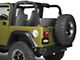 Rugged Ridge Locking Fuel Door Cover; Stainless Steel (97-06 Jeep Wrangler TJ)