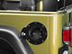 Rugged Ridge Locking Fuel Door Cover; Black (97-06 Jeep Wrangler TJ)