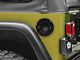 Smittybilt Billet Style Gas Cover; Gloss Black (97-06 Jeep Wrangler TJ)