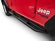 RedRock Side Armor with Step Pads; Textured Black (18-24 Jeep Wrangler JL 4-Door)