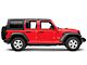 RedRock Side Armor with Step Pads; Textured Black (18-24 Jeep Wrangler JL 4-Door)