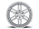 Black Rhino Katavi Silver Wheel; 22x10; 30mm Offset (93-98 Jeep Grand Cherokee ZJ)