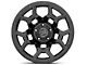 Black Rhino Overland Matte Black Wheel; 17x8 (87-95 Jeep Wrangler YJ)