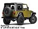 Black Rhino Overland Matte Black Wheel; 17x8 (97-06 Jeep Wrangler TJ)