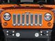 Rugged Ridge Billet Style Grille Inserts; Polished (07-18 Jeep Wrangler JK)