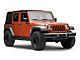 Rough Country Wheel to Wheel Nerf Side Step Bars; Black (07-18 Jeep Wrangler JK 4-Door)