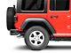 RedRock Tubular Rear Bumper with Wrap Around; Textured Black (18-24 Jeep Wrangler JL)