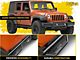 N-Fab Cab Length Podium Nerf Side Step Bars; Textured Black (07-18 Jeep Wrangler JK 4-Door)