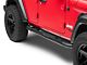 Rugged Ridge 3-Inch Round Side Step Bars; Black (18-24 Jeep Wrangler JL 4-Door)