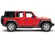 Rugged Ridge 4-Inch Oval Side Step Bars; Black (18-24 Jeep Wrangler JL 4-Door)