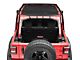 Rugged Ridge Full-Length Eclipse Sun Shade; Black (18-24 Jeep Wrangler JL 4-Door)