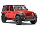 Triple Tube Rock Rails; Textured Black (18-24 Jeep Wrangler JL 4-Door)