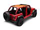 Steinjager Teddy Top Full Length Solar Screen Cover; Orange (18-24 Jeep Wrangler JL 4-Door)