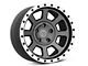 Rovos Wheels Kalahari Charcoal with Machined Lip Wheel; 17x9 (07-18 Jeep Wrangler JK)