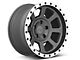 Rovos Wheels Kalahari Charcoal with Machined Lip Wheel; 17x9 (07-18 Jeep Wrangler JK)