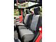 Rugged Ridge Front and Rear Seat Covers; Black/Gray (07-18 Jeep Wrangler JK 2-Door)