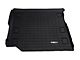 Weathertech DigitalFit Cargo Liner; Black (18-24 Jeep Wrangler JL 4-Door w/ Subwoofer & Flat Load Floor, Excluding 4xe)