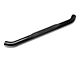 RedRock 3-Inch Round Curved Side Step Bars; Semi-Gloss Black (18-24 Jeep Wrangler JL 2-Door)