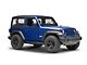 RedRock PNC Side Step Bars; Textured Black (18-24 Jeep Wrangler JL 2-Door)