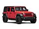 Romik RAL-B Running Boards; Black (18-24 Jeep Wrangler JL 4-Door)