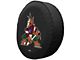 Arizona Coyotes Spare Tire Cover; Black (66-18 Jeep CJ5, CJ7, Wrangler YJ, TJ & JK)