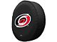 Carolina Hurricanes Spare Tire Cover; Black (66-18 Jeep CJ5, CJ7, Wrangler YJ, TJ & JK)